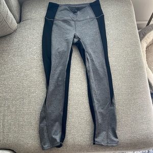 Heather grey/ black lululemon leggings